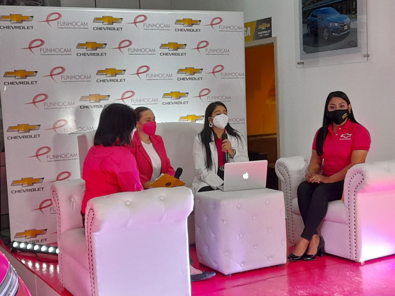 “Un Mensaje Rosa” de Chevrolet en apoyo a la labor de FUNHOCAM