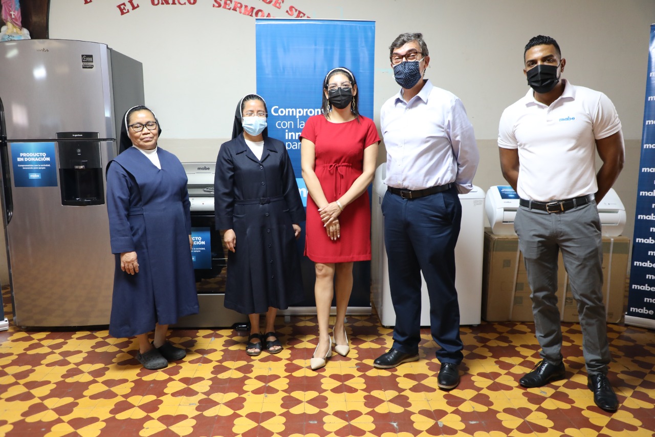 Mabe dona electrodomésticos a dos casas de niños en Tegucigalpa y San Pedro Sula