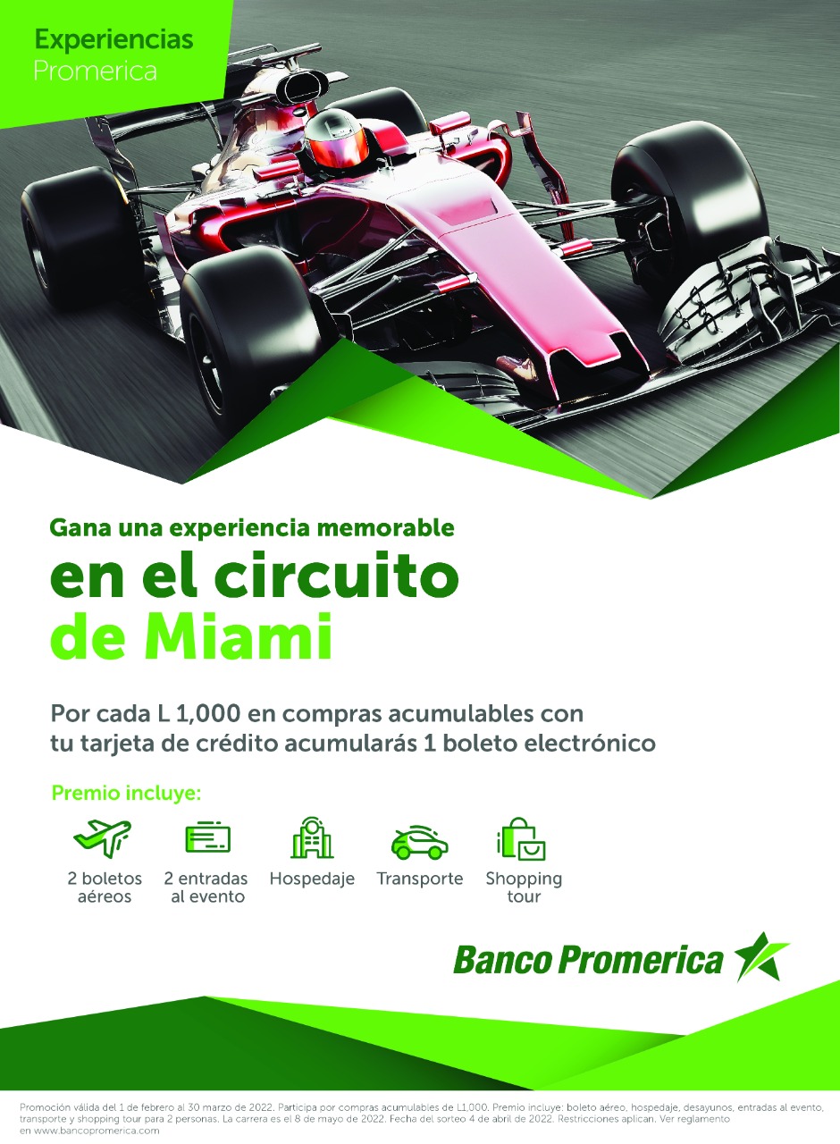 EXPERIENCIAS PROMERICA TE LLEVA AL CIRCUITO DE MIAMI