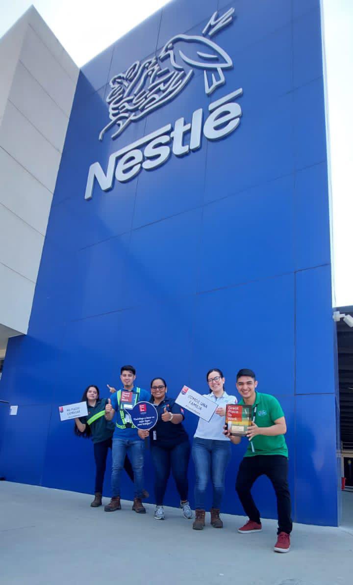 Nestlé reconocida por Great Place to Work como la mejor empresa para trabajar en Honduras