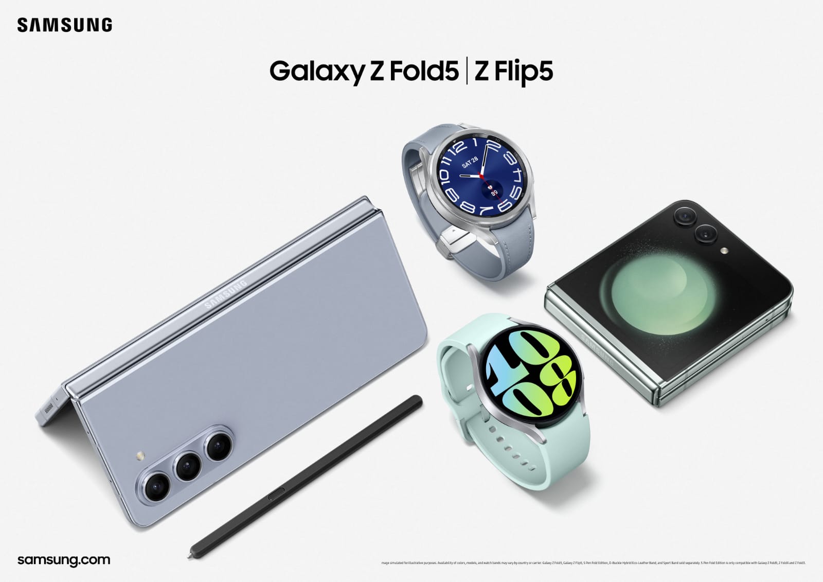 Con súper beneficios comenzó en Honduras preventa del Galaxy Z Flip5, el Galaxy Z Fold5, la serie Galaxy Tab S9 y la serie Galaxy Watch6
