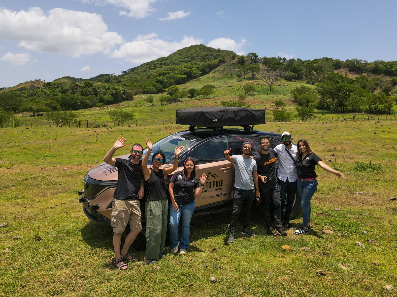 Honduras se unió al épico viaje del Nissan Ariya