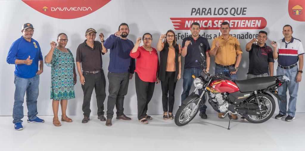 BANCO DAVIVIENDA ANUNCIA LOS GANADORES DE LAS 10 MOTOCICLETAS CON SU PROMOCIÓN «PARA LOS QUE NUNCA SE DETIENEN»