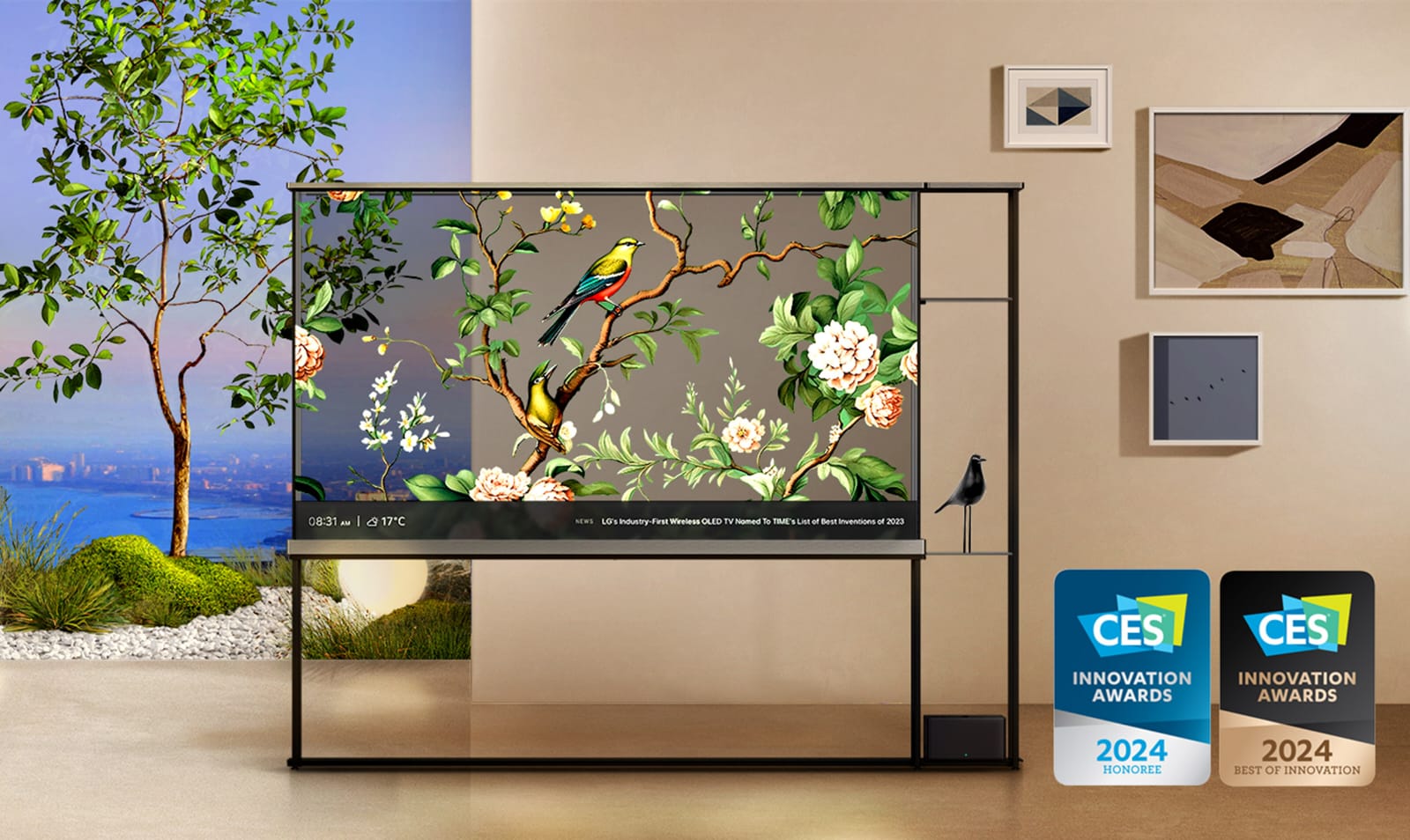 PRIMER TELEVISOR OLED TRANSPARENTE INALÁMBRICODEL MUNDO REDEFINE LA EXPERIENCIA DE LA PANTALLA