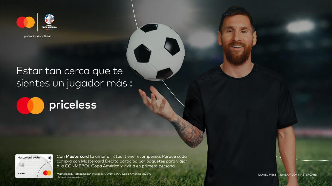 Mastercard y Lionel Messi presentan «Giving Back» para iniciar la CONMEBOL Copa América USA 2024™ 