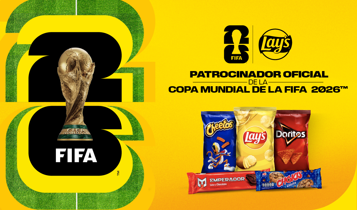 Lay’s® será patrocinador oficial de la Copa Mundial de la FIFA 26™y la Copa Mundial Femenina de la FIFA 2027™