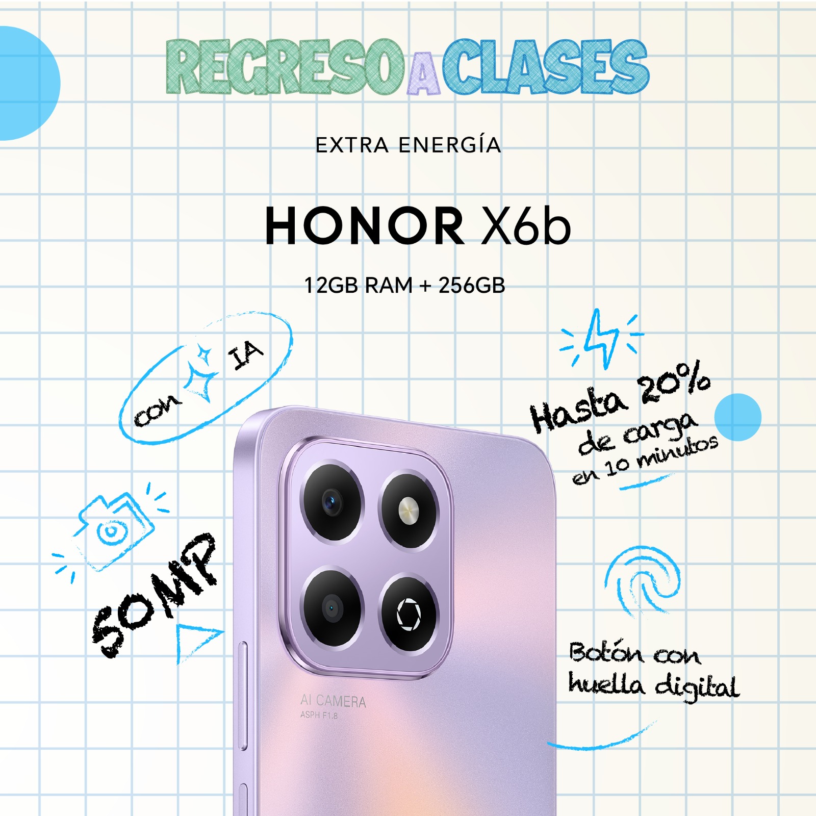HONOR le acompaña en este regreso a clases con excelentes opciones tecnológicas
