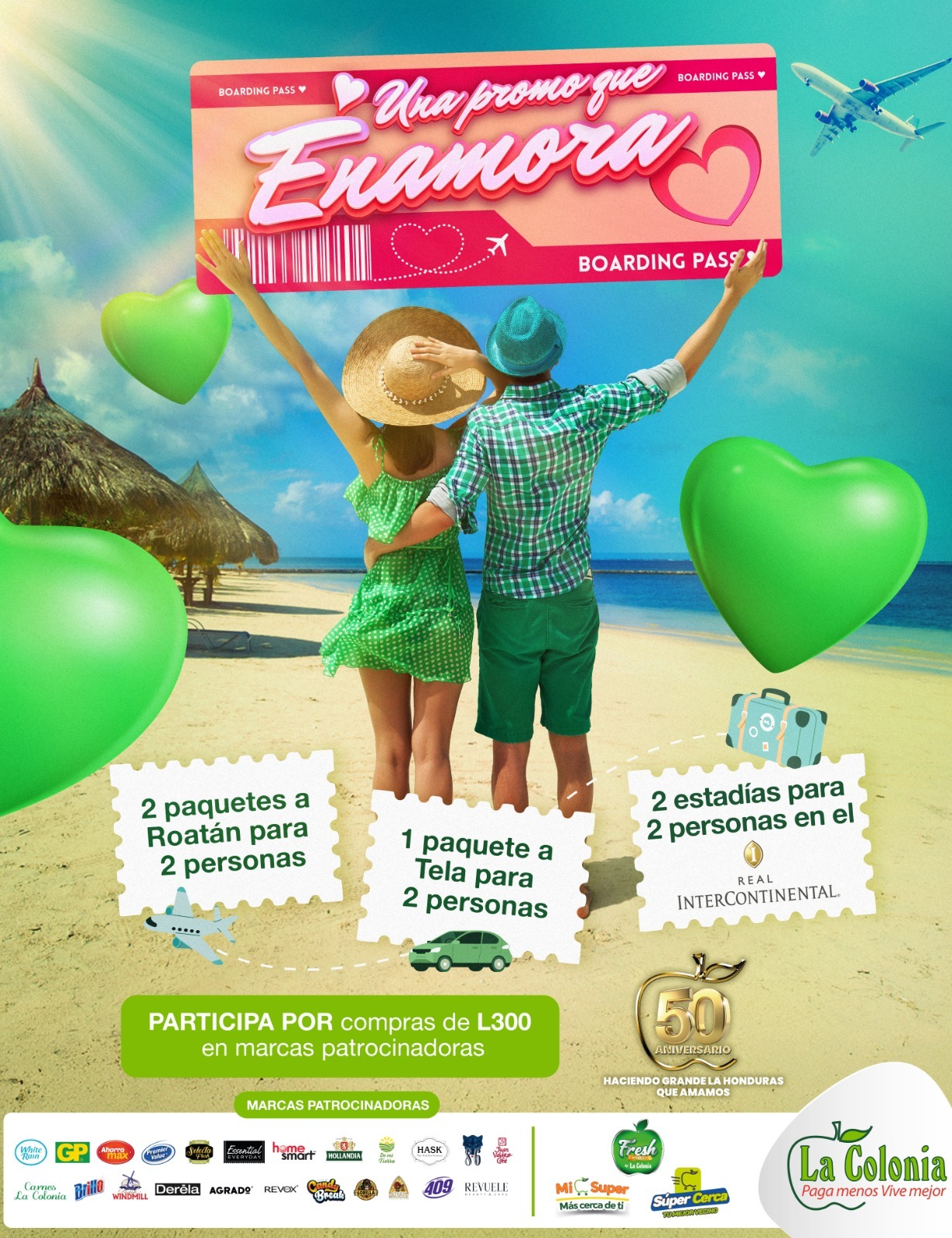 Supermercados La Colonia celebra el mes del amor con «Una promo que enamora»