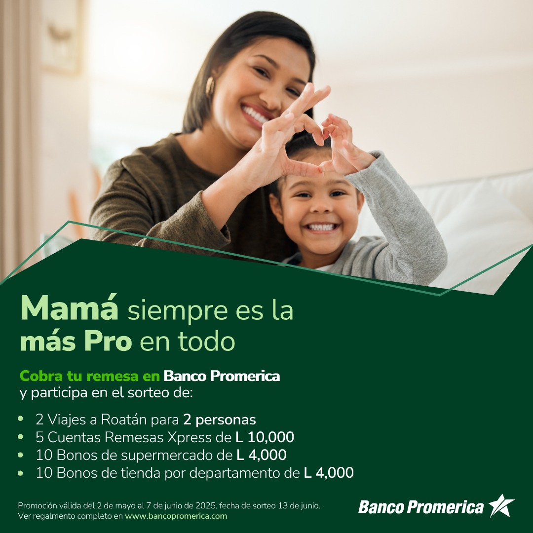 Banco Promerica lanza su promoción: “Mamá Siempre es la más Pro en Todo”